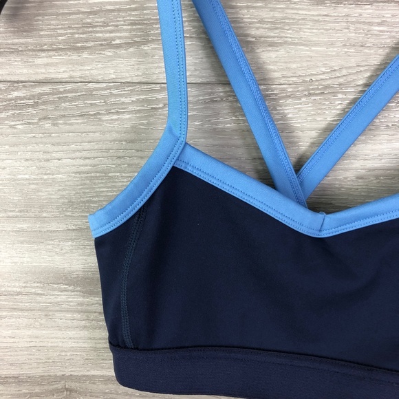 Z by Zella Sports Bra in Navy Peacock in Blue and Yellow Accents - Picture 4 of 9